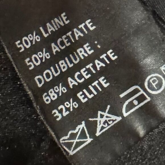 The Kooples Grey Faux Wrap Mini Skirt Double Front Zip Sz 36/US S - Picture 6 of 6